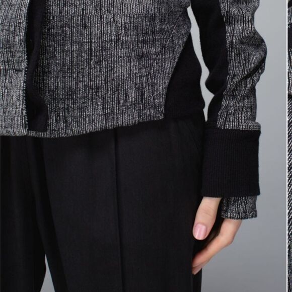 Lululemon To Class Jacket burlap texture black dune size 2 - Picture 4 of 16